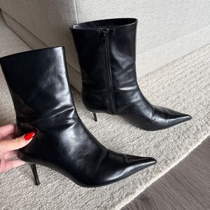 Zara kitten heel boots
